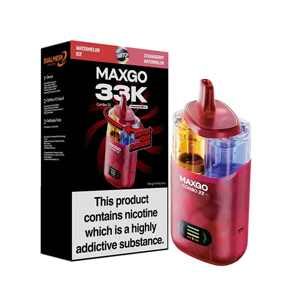 RELX MAXGO Combo 33K | 33,000 Puffs | Dual Flavours