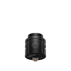 Republic of Vape Stalk D2 RDA in Matte Black Colour and case.