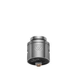Republic of Vape Stalk D2 RDA in Matte Black Colour and case.