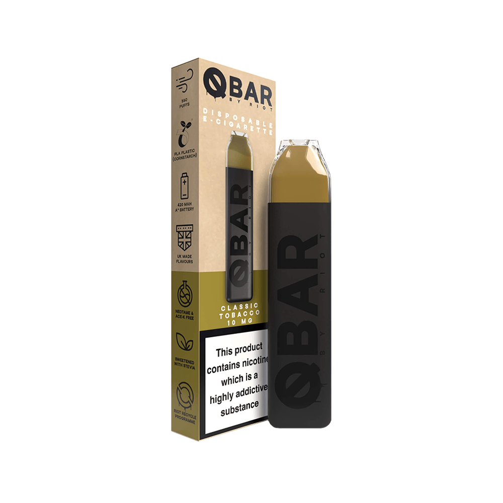 Riot Qbar Disposable Vape Pen *550 Puffs* - £5.09 | Ecigone Vape Shop