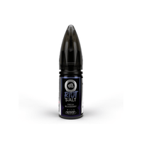 Riot Squad S:ALT vape juice bottle with a fresh blueberry label and black cap.