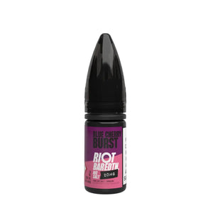Riot Squad Bar Edition in Blue Cherry Burst flavour, 20mg strength Riot Squad Vape Juice for pod vape kits and MTL devices