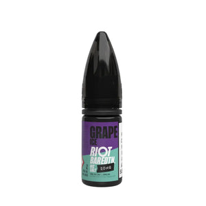 Riot Squad Bar Edition in Grape Ice flavour, 20mg strength Riot Squad Vape Juice for pod vape kits and MTL devices