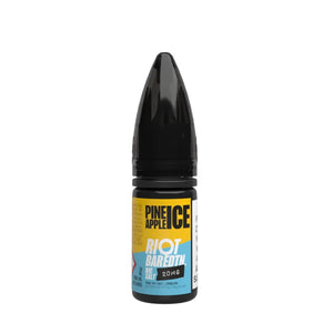 Riot Squad Bar Edition in Pineapple Ice flavour, 20mg strength Riot Squad Vape Juice for pod vape kits and MTL devices