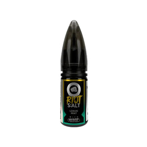 Riot Squad Lemon Mint Flavour Nic Salt 10ml E-liquid perfect for Refillable Vape Kits 