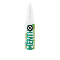 Riot Squad Menthol Lemon Cucumber vape bottle with green and white design.