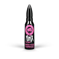 Riot Squad Punx e-liquid bottle with pink logo and flavour text.