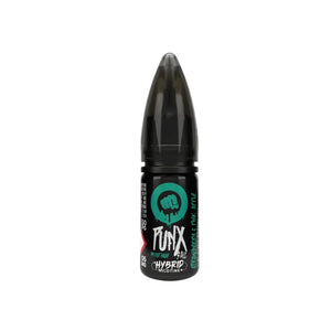 Riot Squad PUNX Series Strawberry & Pink Apple Flavour Nic Salt 10ml E-liquid perfect for Refillable Pod Vape Kits