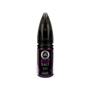 Riot Squad Purple Burst Flavour Nic Salt 10ml E-liquid perfect for Refillable Vape Kits 
