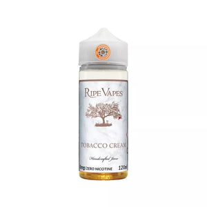 ripe vapes tobacco cream flavour 100ml shortfill e-liquid great for sub-ohm vape tanks