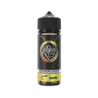 Ruthless Rage 100ml shortfill vape juice bottle with bold logo and caution label.