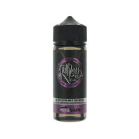 Ruthless Grape Drank 100ml shortfill bottle with black and purple label, Mix & Vape branding.