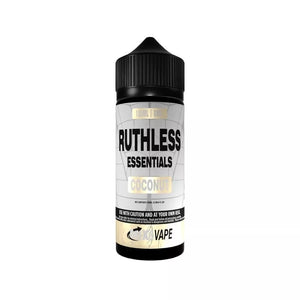 Ruthless Essentials 100ml Vape Juice Coconut Flavour great for Sub-ohm Vape Kits or Sub-ohm Vape Tanks