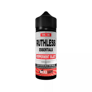 Ruthless Essentials 100ml Vape Juice Peppermint Blast Flavour great for Sub-ohm Vape Kits or Sub-ohm Vape Tanks