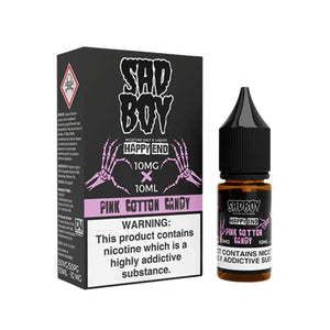 Sadboy Pink Cotton Candy Flavour 10ml Nic Salt E-liquid perfect for Refillable Vape Kits
