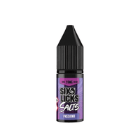 Six Licks Salts Passion8 10ml e-liquid bottle with a purple label.