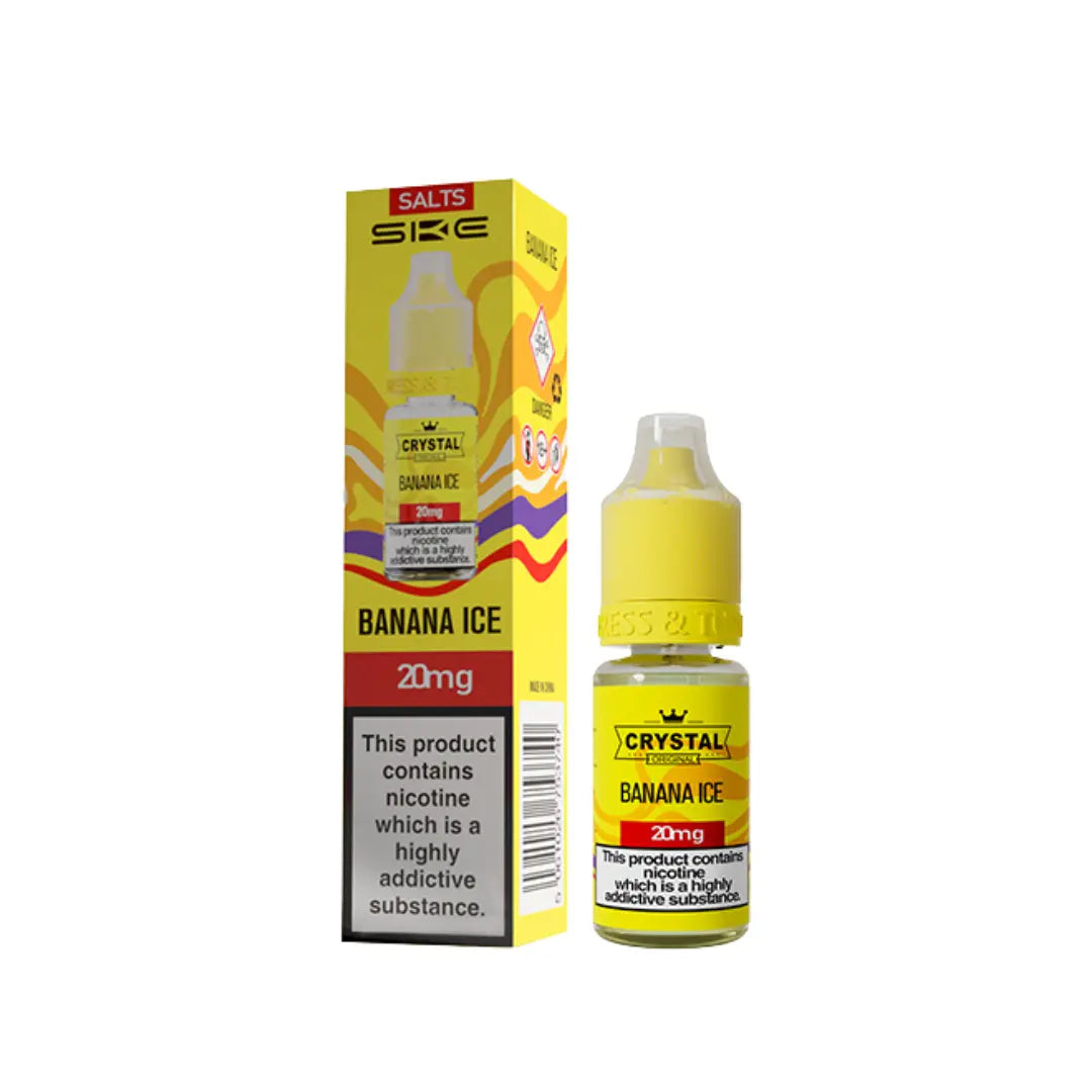 SKE Crystal Banana Ice 10ml Nic Salt E-liquid for Pod Kits SKE Crystal Banana Ice 10ml Nic Salt E-liquid for Pod Kits