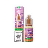 SKE Crystal Original 10ml Fizzy Cherry e-liquid bottle and box with nicotine warning label.