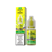 SKE Crystal Original Lemon & Lime 10ml salt e-liquid bottle and box with nicotine warning.