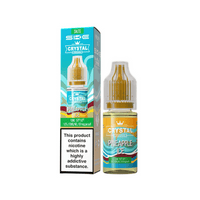 SKE Crystal Original 10ml Salt Pineapple Ice e-liquid bottle and packaging with warning label.