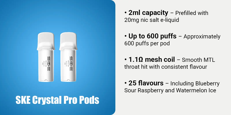 SKE Crystal Pro 600 Pods