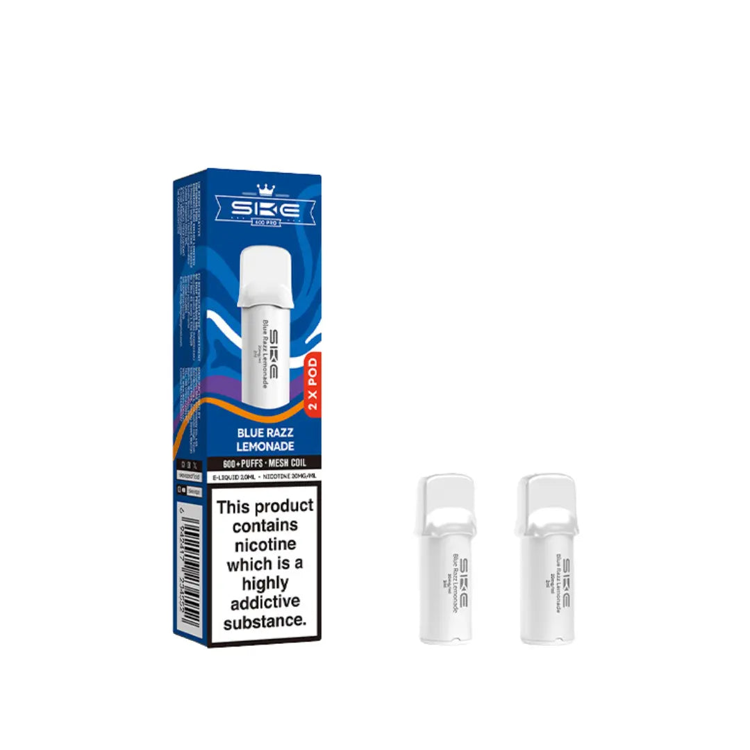 crystal blue razz lemonade vape SKE Crystal Pro Blue Razz Lemonade Prefilled Pods 600 Puffs