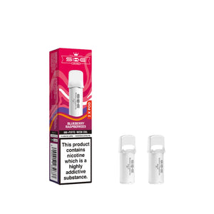 SKE Crystal Vape Pro Prefilled Pod Blueberry Raspberries Flavour for the SKE Crystal Vape Pro 600 Prefilled Pod Vape Kit