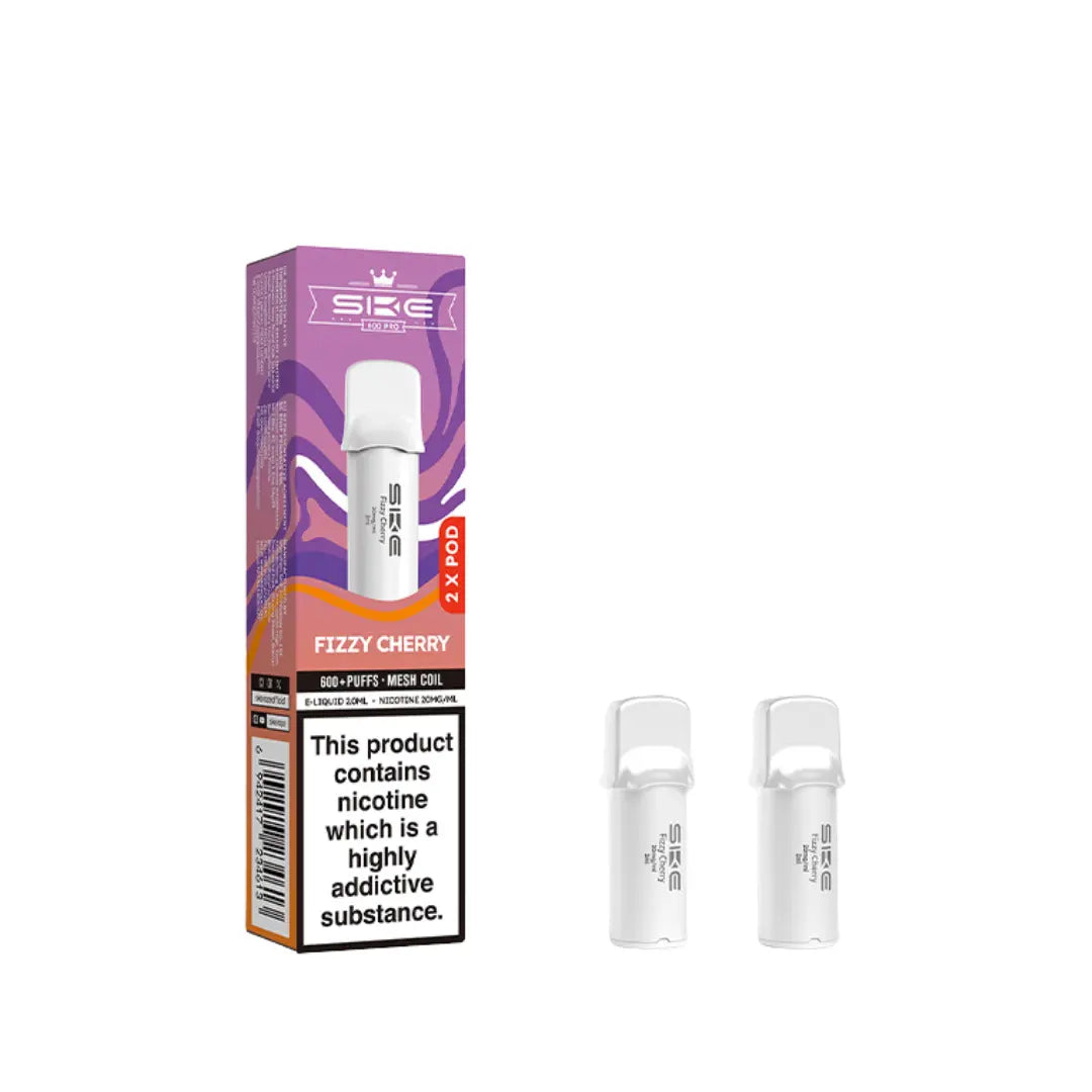 SKE Crystal Pro Fizzy Cherry Prefilled Pods 600 Puffs