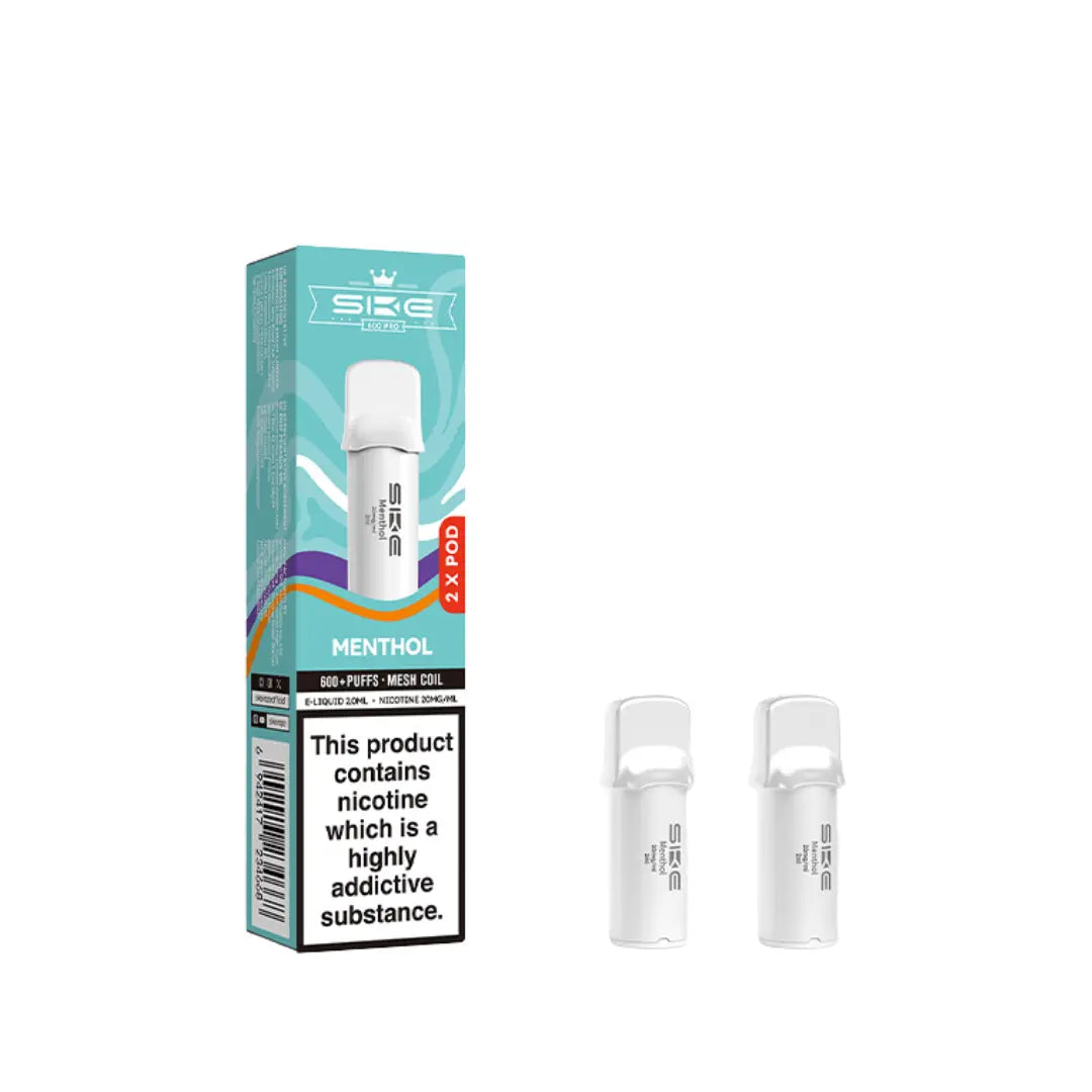 SKE Crystal Pro Menthol Prefilled Pods 600 Puffs SKE Crystal Pro Menthol Prefilled Pods 600 Puffs