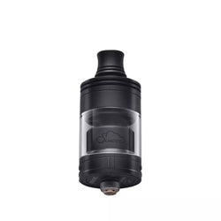 SLMCDZ RTA by Republic of Vape in matte black and polished stainless steel rebuildable tank atomisers