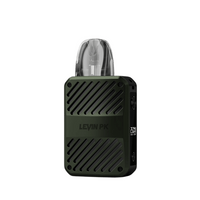 Smoant Levin PK Pod Kit in forest green with a sleek, textured design.