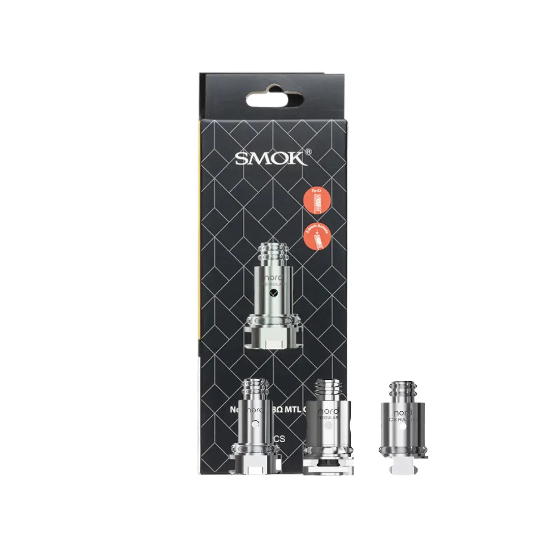 SMOK Nord Coils | 5 Pack | Mesh, Ceramic & Regular