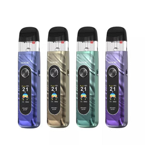 Four Smok Novo 6 Pod Kits on a white background.