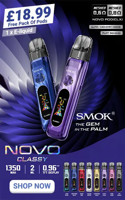 Shop Smok Novo Classy Pod Kit & Get Free Pods & Salt