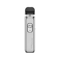 SMOK Novo Master Pod Kit in silver, sleek design, displayed upright.