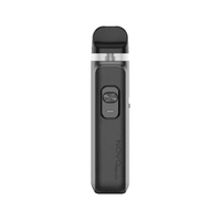 SMOK Novo Master Pod Kit in grey, sleek design with button and branding visible.