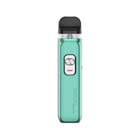 Mint green Smok Novo Master Pod Kit with a central button and sleek design.