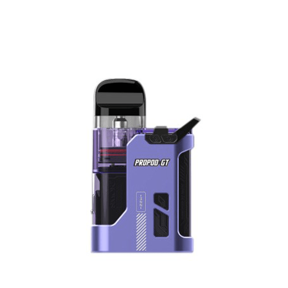 Purple SMOK ProPod GT vape kit with visible pod and sleek design.