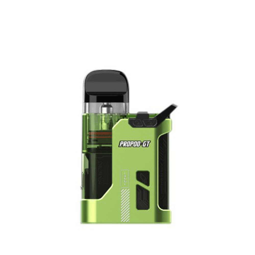 Green SMOK Propod GT vape pod kit with black accents, displayed on a white background.