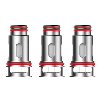 Three SMOK RPM160 replacement coils with red accents, displayed in a row.