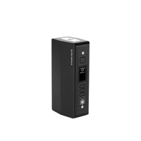 Steam Crave Hadron Pro DNA250C Box Mod in black, with buttons and a display screen.