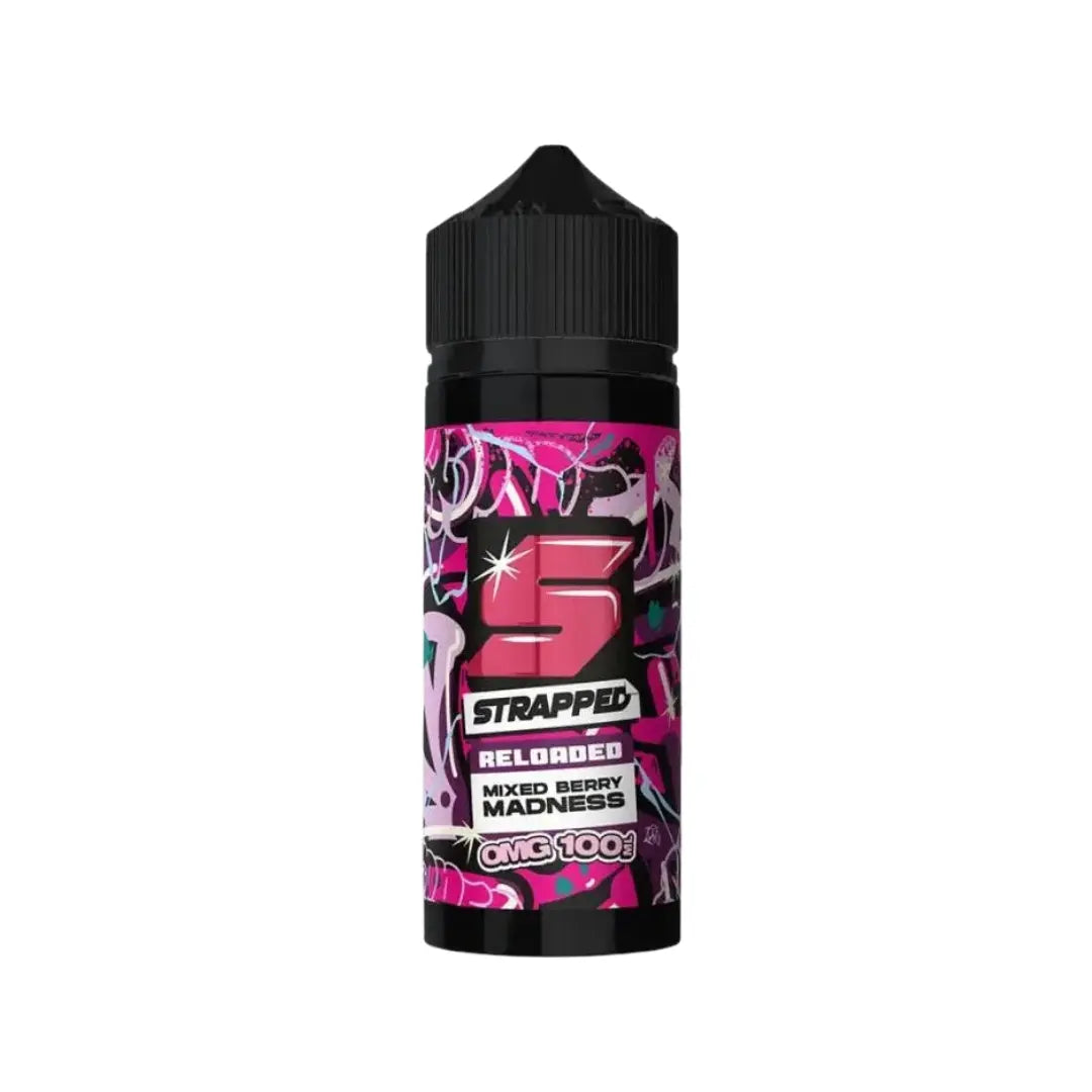 Strapped Reloaded Mixed Berry Madness 100ml Shortfill - UK Strapped Reloaded Mixed Berry Madness 100ml Shortfill - UK