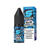 Strapped Reloaded 10ml Nic Salt E Liquid Blue Raspberry Slush - Nic Salts for Pod Vape Kits