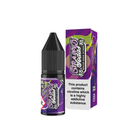 Strapped Sodas 10ml vape juice with box, purple design, 10mg nicotine strength.