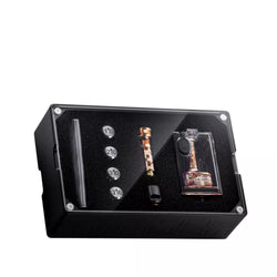 SturdyOne Titanium RBA by Sturdy MFG in cobalt inferno blue titanium finish with accessories in presentation case