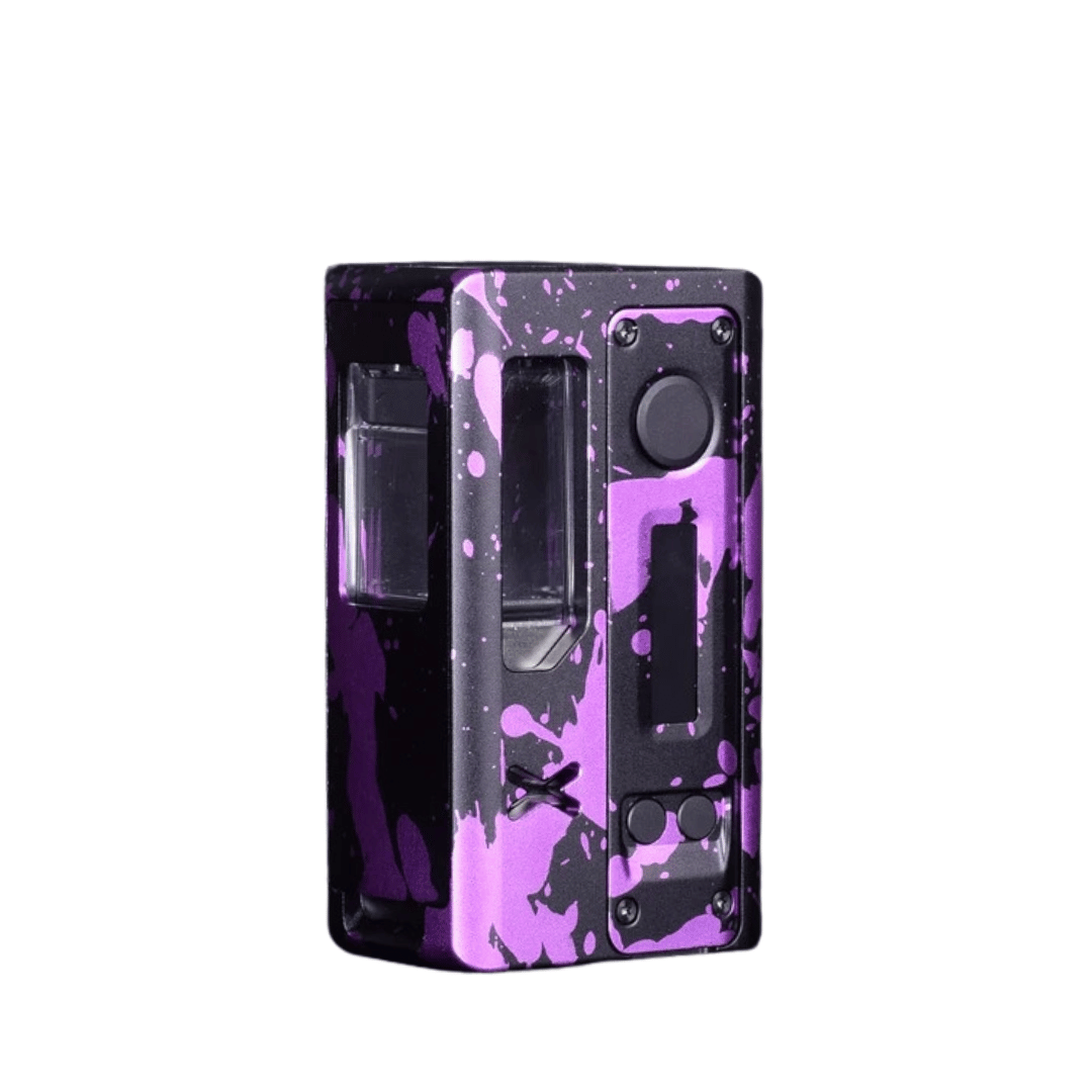 Purple and black Suicide Mods Stubby 21 AIO DNA60C Boro kit with a sleek, modern design.