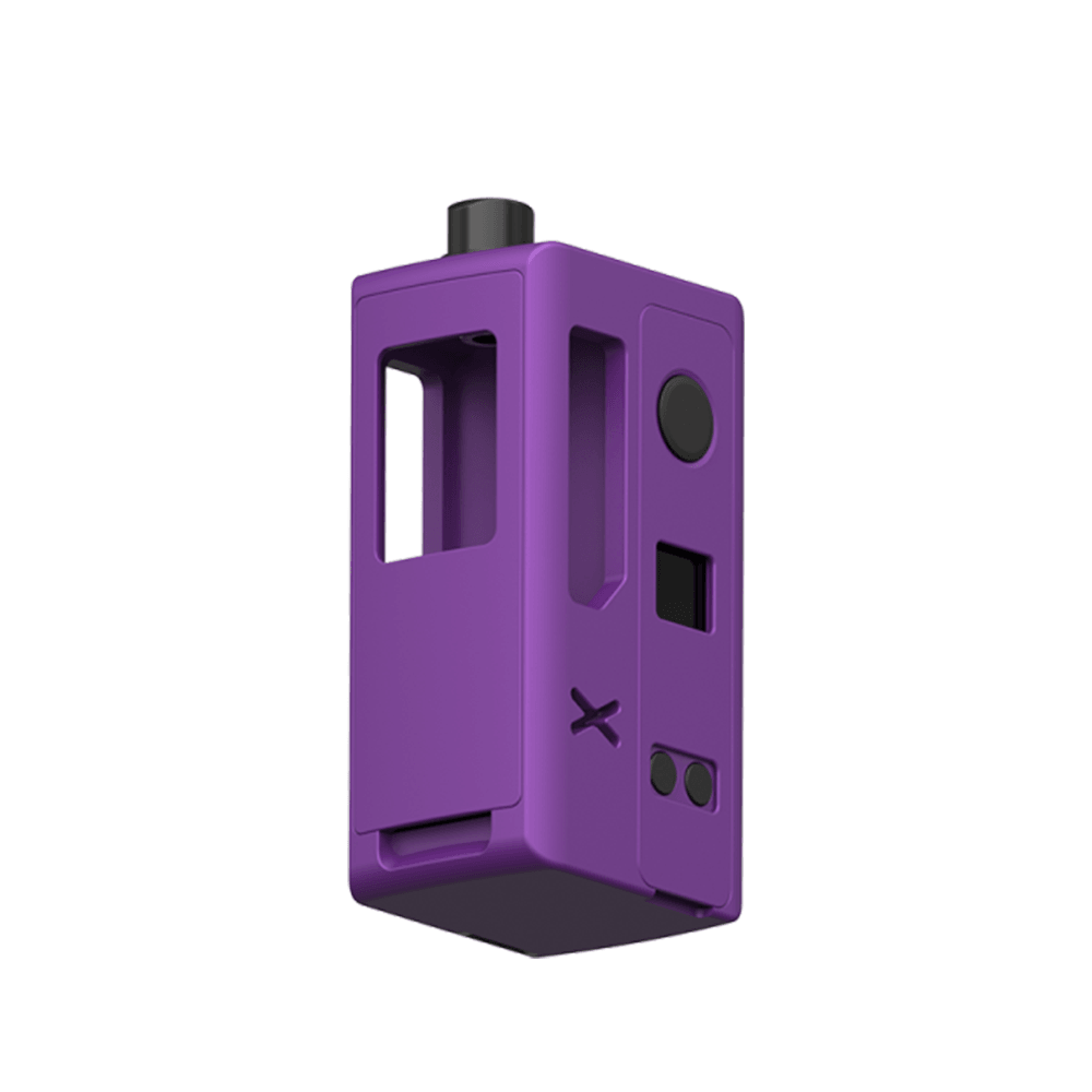 Purple Suicide Mods Stubby 21 AIO X-Ray SE Kit with buttons and display, no background.