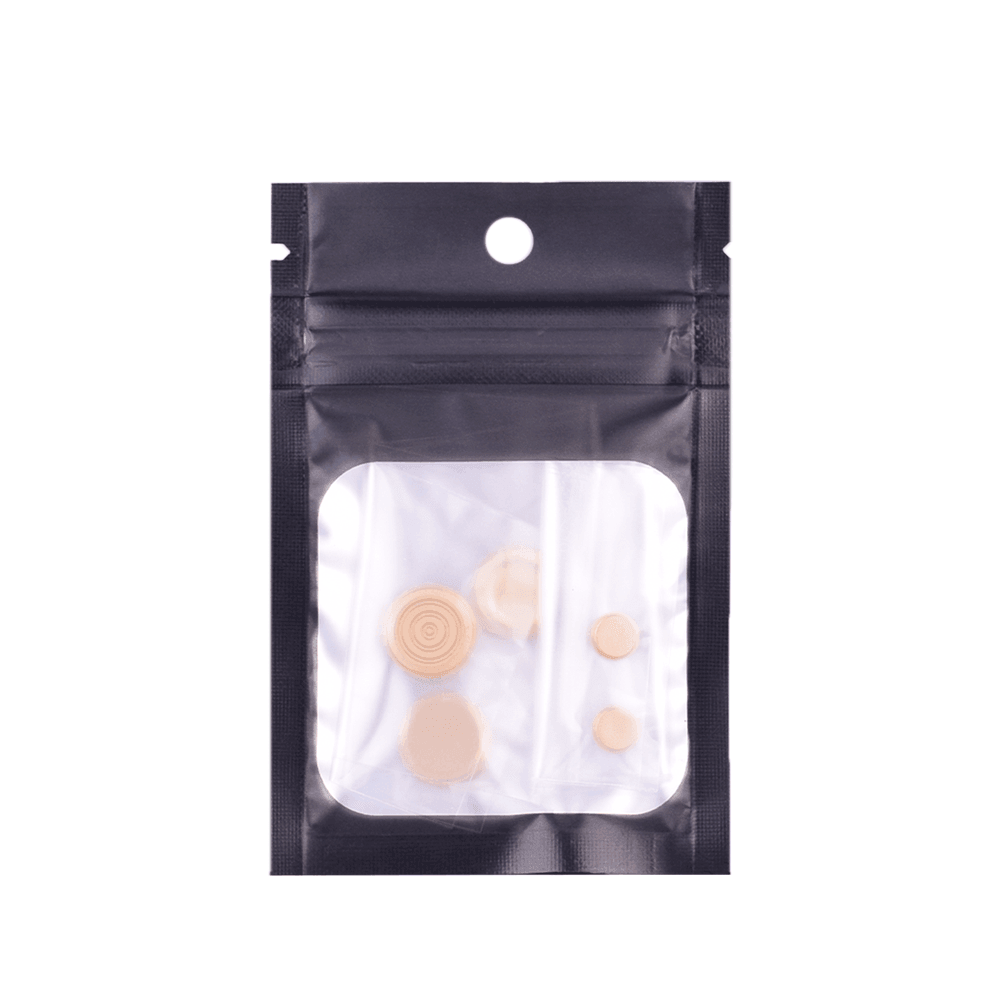 Suicide Mods Stubby AIO button kit in a clear packaging pouch.