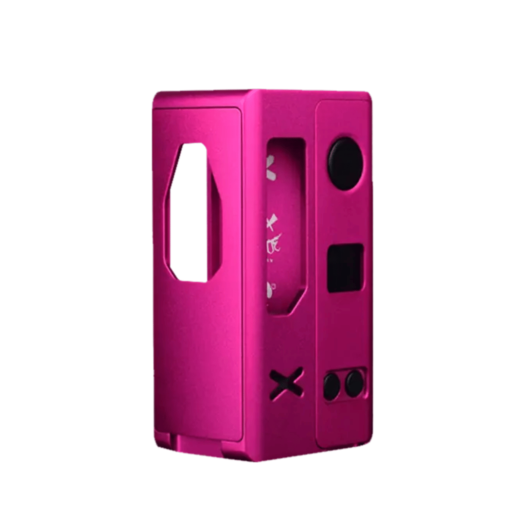 Suicide Mods Stubby X-Ray SE Boro AIO in vibrant pink, featuring sleek design and controls.