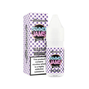 Summer Jam Blackcurrant Flavour 10ml Nic Salt E-liquid by Just Jam perfect for Refillable Vape Kits 